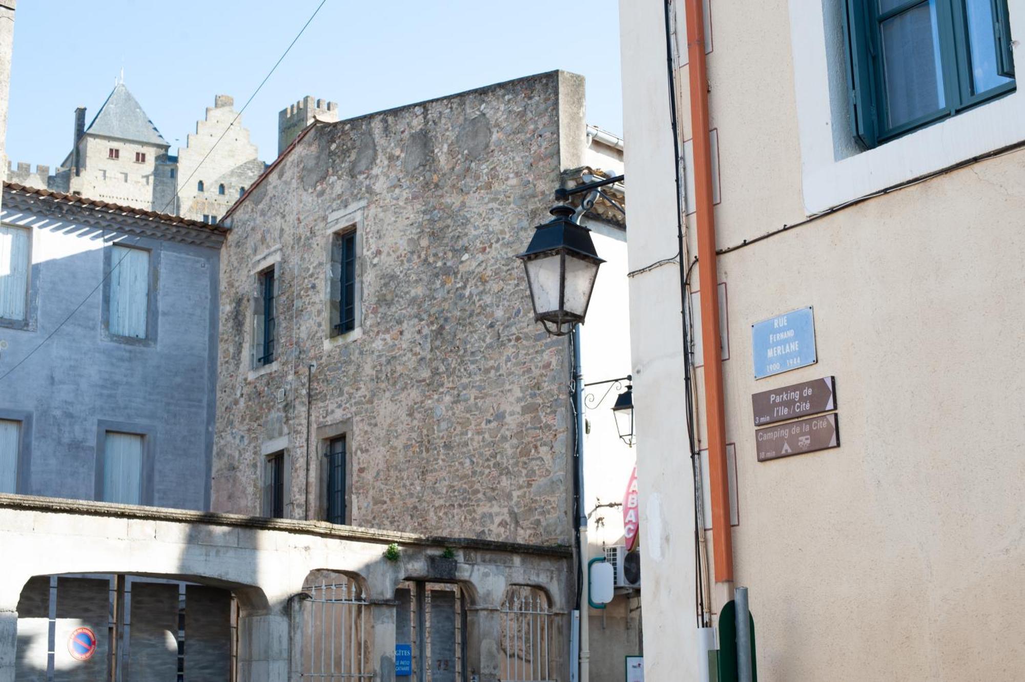 Appartement Chaleureux Au Pied De La Cite Avec Parking Carcassonne Dış mekan fotoğraf